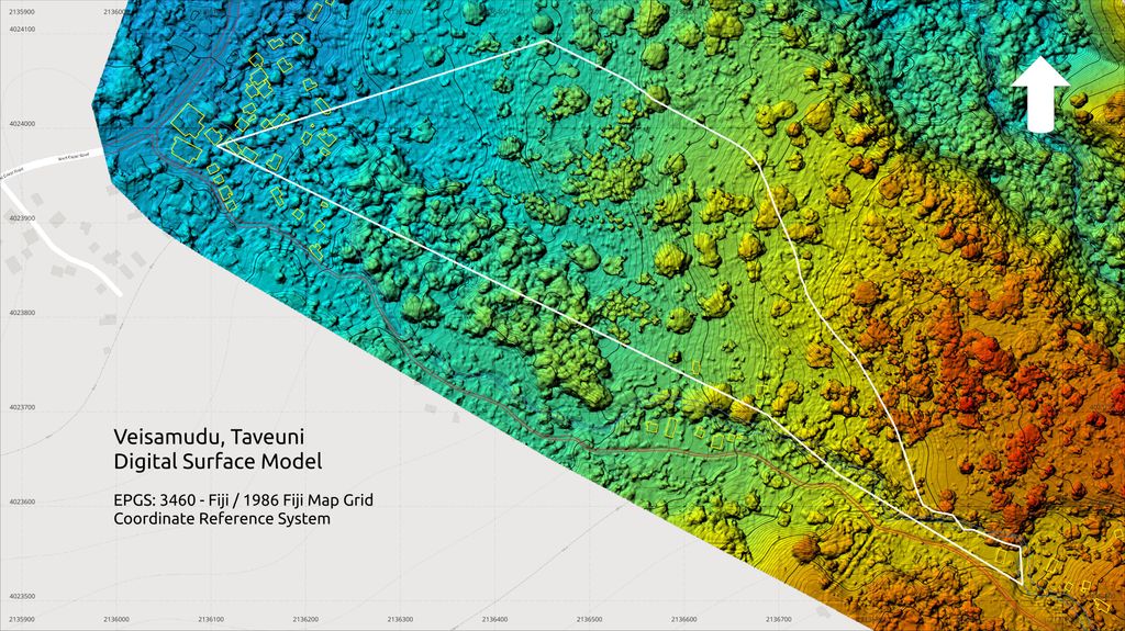 Drone mapping result - Digital Terrain Model